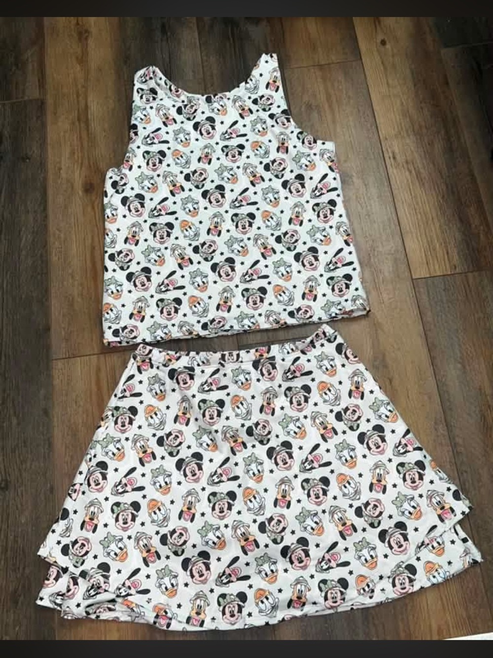 Women’s Mickey safari two piece set new